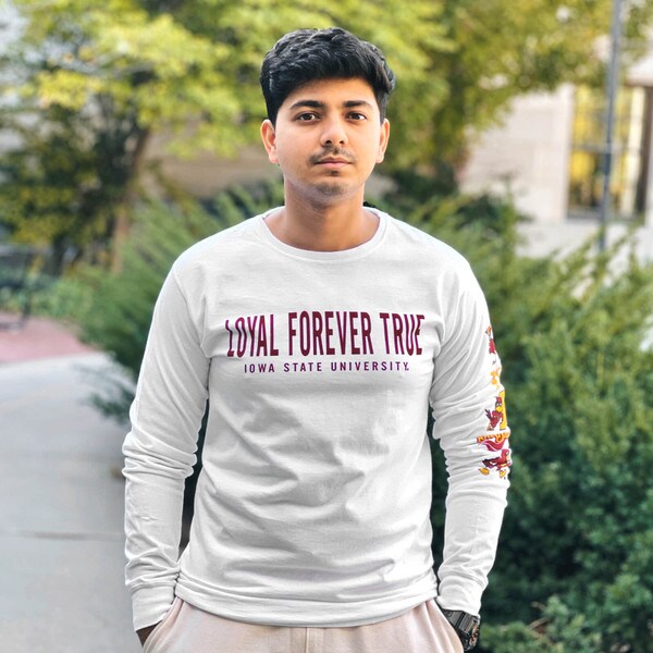 Comfort Wash Loyal Forever True White Long Sleeve T-Shirt